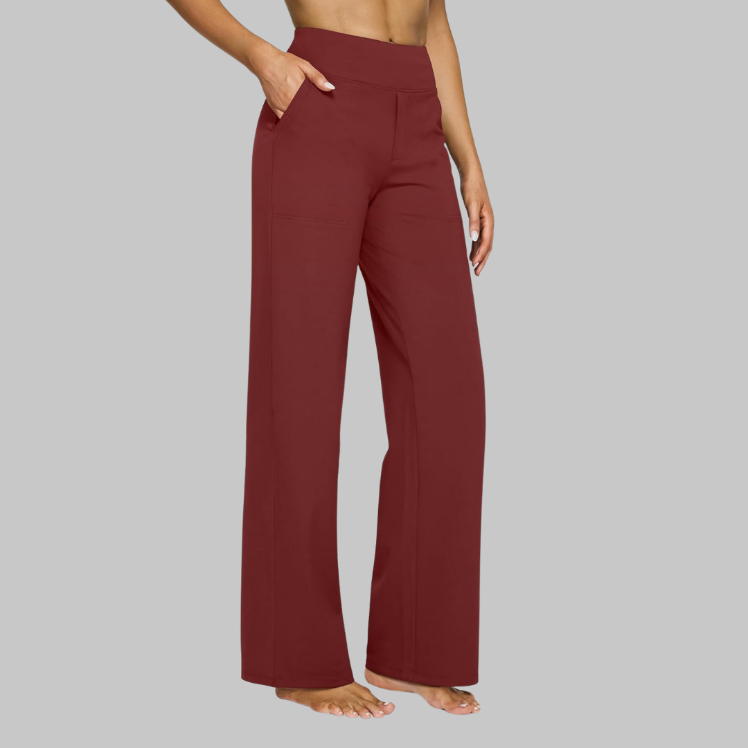 Le Pantalon Céline | Tissu stretch confortable & Taille haute amincissante