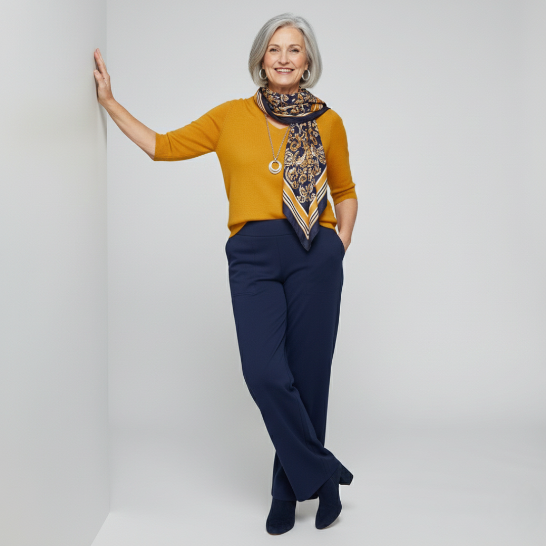 Le Pantalon Céline | Tissu stretch confortable & Taille haute amincissante