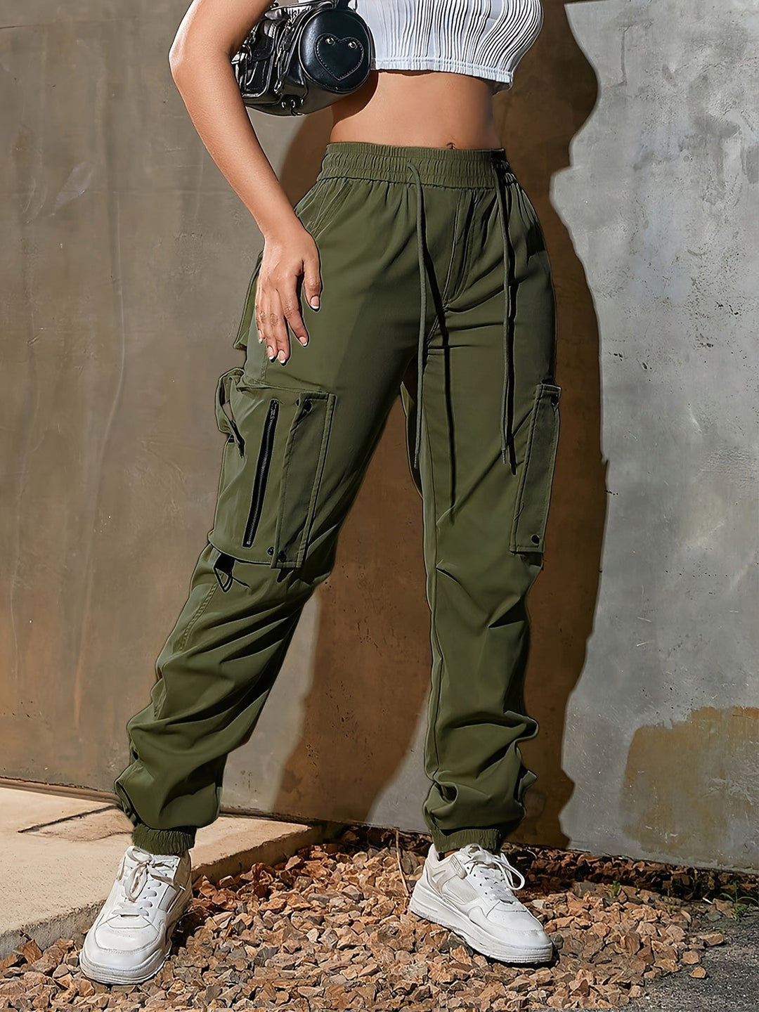 Brigitte Bordeaux | Pantalon Cargo Actif