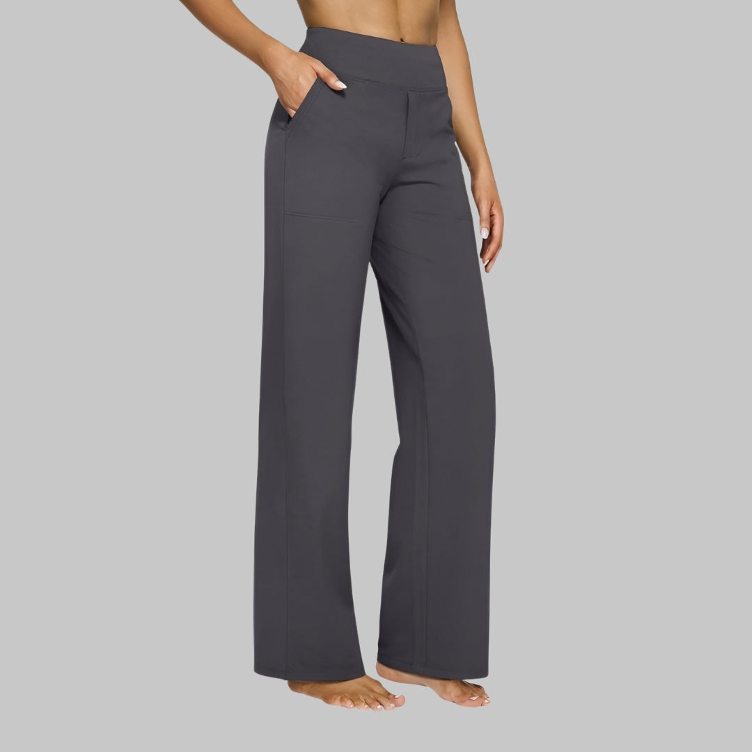 Le Pantalon Céline | Tissu stretch confortable & Taille haute amincissante