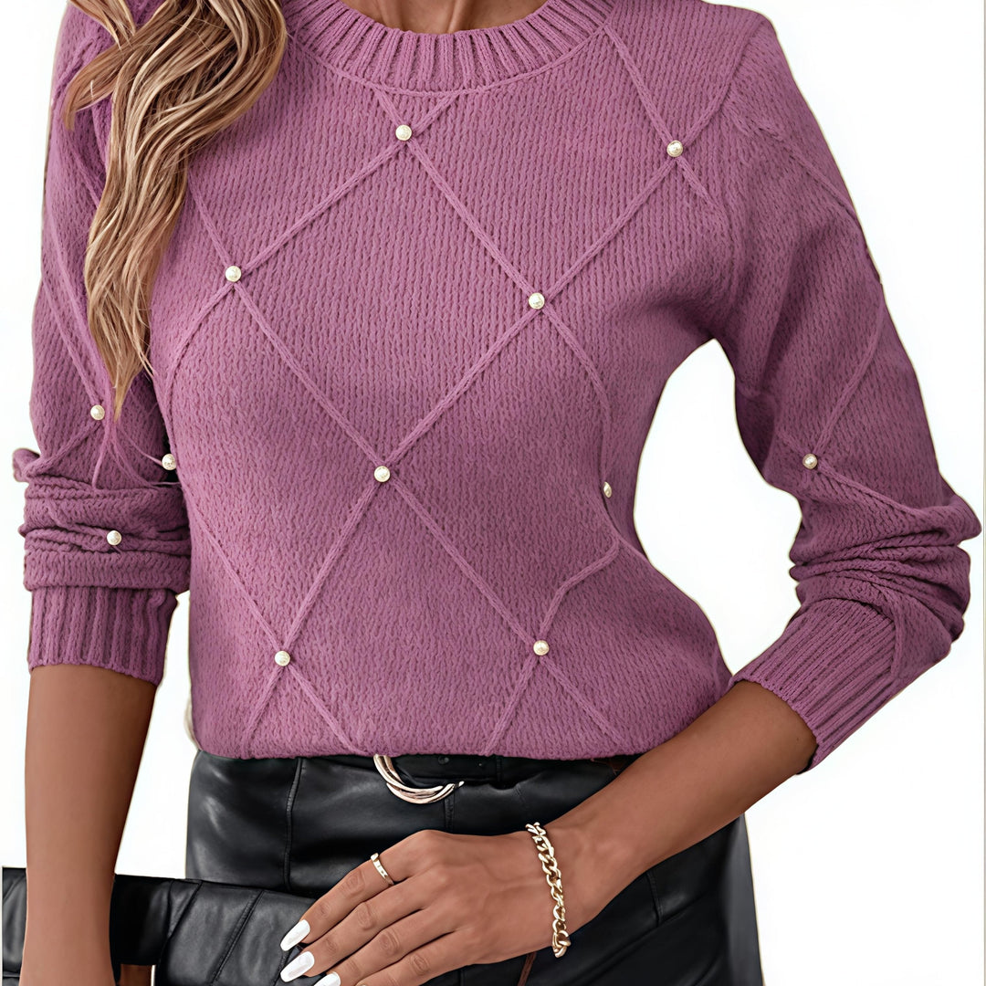 Éléonore | Pull Perlé Graphique