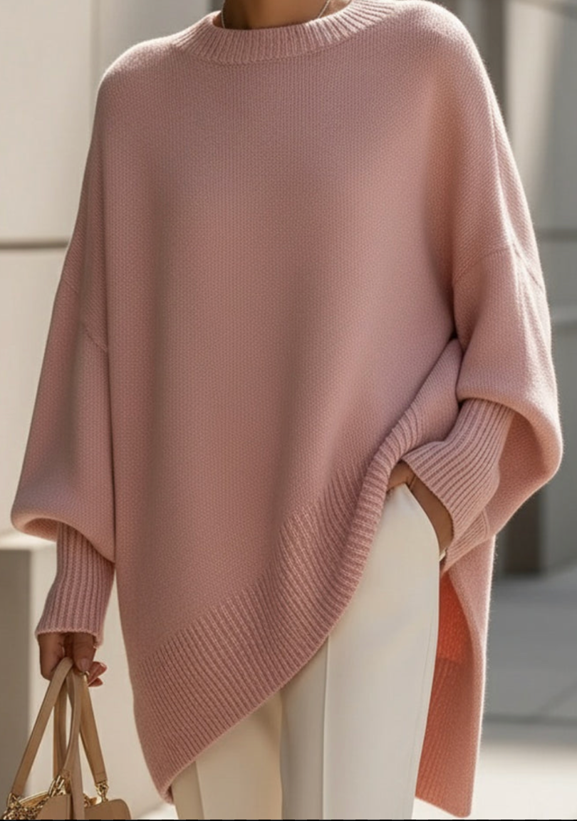 Jeanne | Pull ample en cachemire col rond