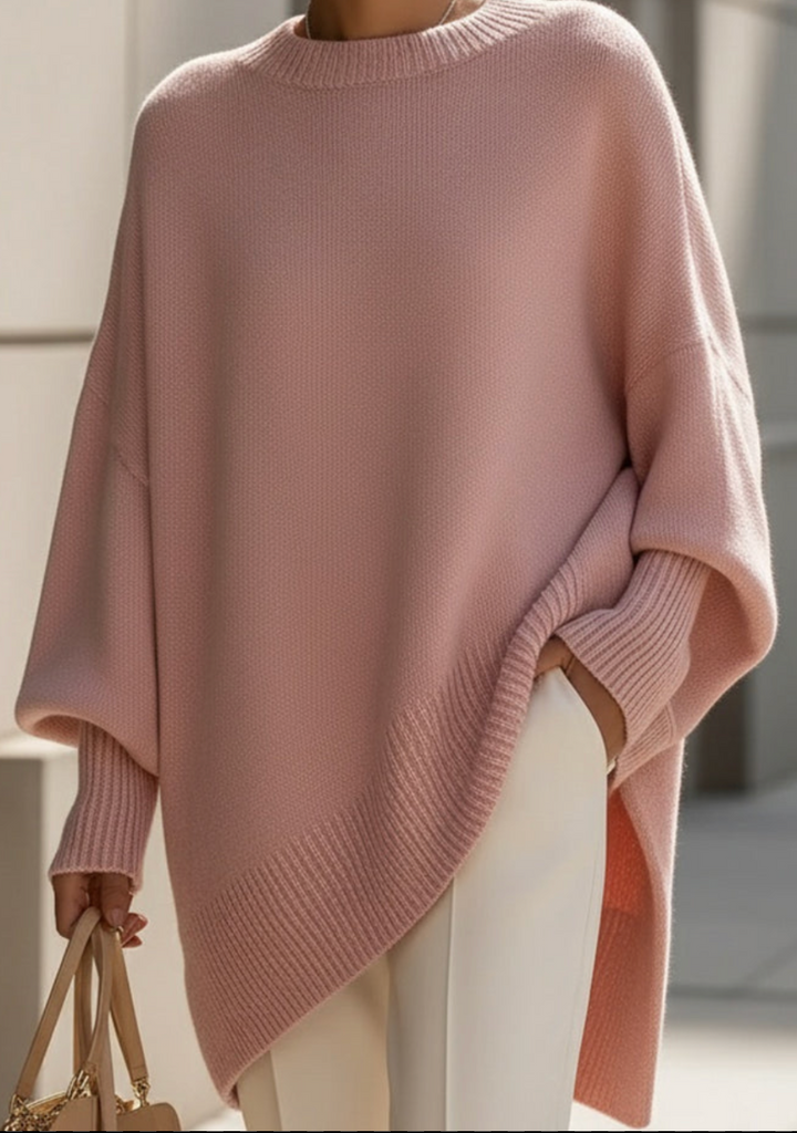 Jeanne | Pull ample en cachemire col rond