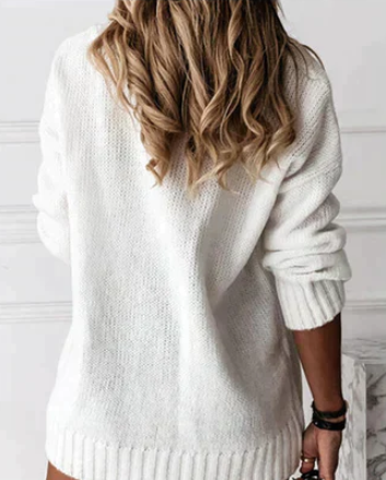 Marguerite | Pull en cachemire col V