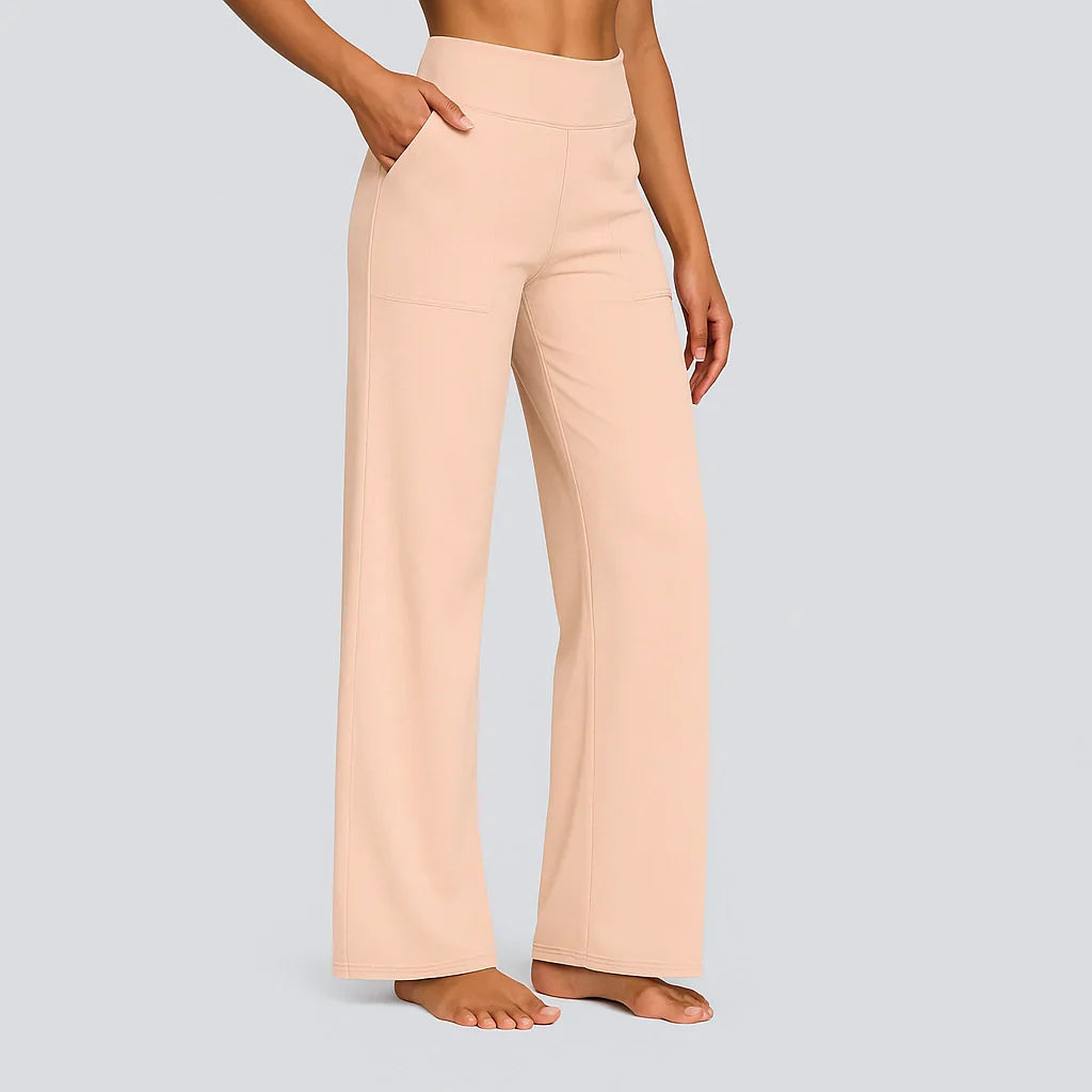 Le Pantalon Céline | Tissu stretch confortable & Taille haute amincissante